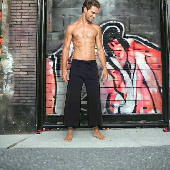 Yogiiza Other - Yogiiza 100% Organic Cotton Martial Arts Gi Style Canvas Drawstring Yoga MA pant